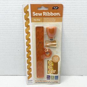 We R Memory Keepers Lace Zig Zag Sew Ribbon Tool Orange Scrapbooking Craft- New